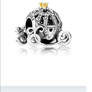 Pandora Disney Cinderella carriage charm with 14k gold